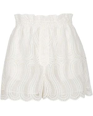Raquel Diniz Bahia Lace Shorts - White