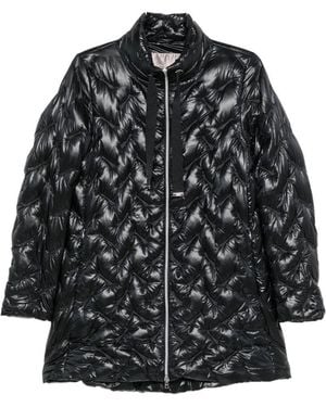 Herno Quilted Midi Down Jacket - Black