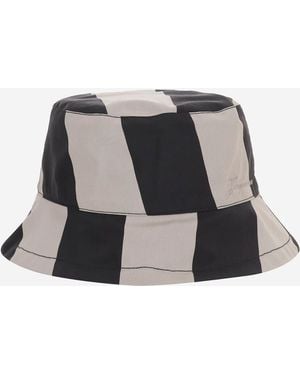 Jacquemus Bucket Hat With Logo - Black