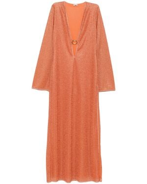 Oséree Lumiere O-Long Kaftan - Orange
