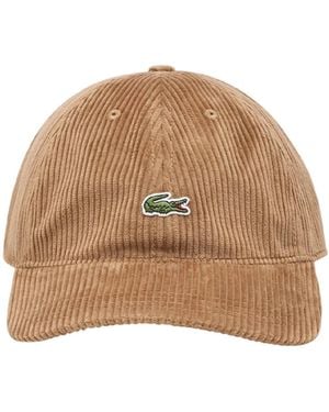 Lacoste Mascara Caps And Hats - Natural