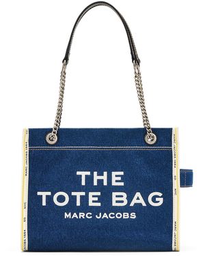 Marc Jacobs Denim Ketting Medium Draagtas - Blauw