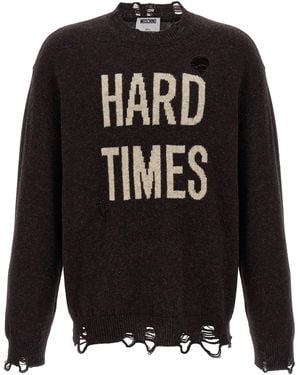 Moschino Hard Times' Sweater - Schwarz