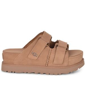 UGG 'Goldenstar Hi' Slippers Made Of Suede - Brown