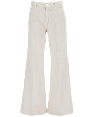 Haikure Clara Velvet Pants - White