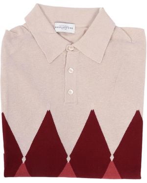 Ballantyne Short Sleeves Polo - Red