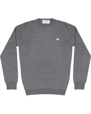 PELO FOUNDATION Crew Neck Merinos - Grijs