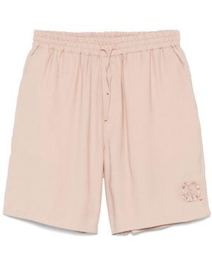 Emporio Armani Shorts Mit Friedenszeichen-Motiv - Pink