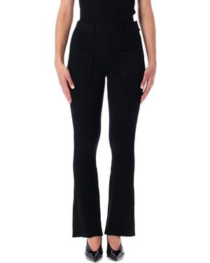 Balmain 2-Pockets Rib Knit Pants - Schwarz