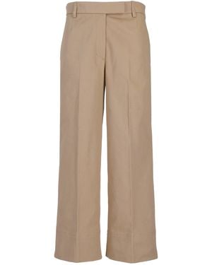 Thom Browne Chinos con cinturón y gabardina de algodón - Neutro
