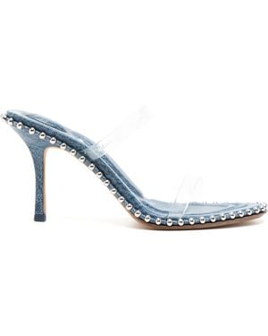 Alexander Wang Nova 85 Slide Sandal - Blue