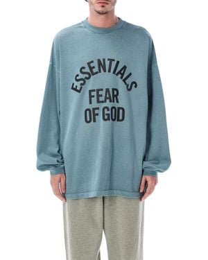 Essentials x Fear Of God T Shirts And Polos - Blue