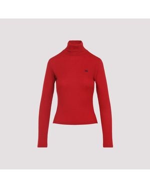 Celine Turtleneck Top - Rojo