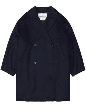 Closed Wool Coat - Blue