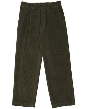 Nine:inthe:morning Trousers Ribbed Cotton - Green