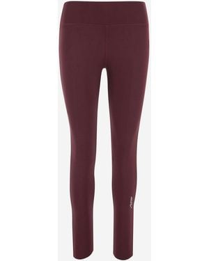 Autry Stretch Nylon Pants With Logo - Purple