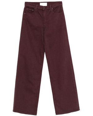 Mother Jeans Met Wijde Pijpen - Paars