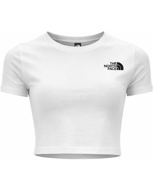 The North Face Logo Crew Neck T-Shirt - White