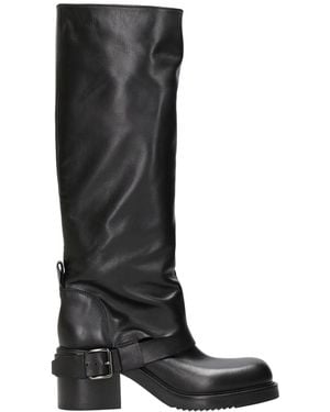 Elena Iachi Stiefel Schwarz