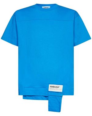 Ambush Baumwoll-Logo T-Shirt - Blau