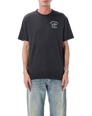 Sporty & Rich Sporty & Rich Bh Riding Club Cotton T-Shirt - Black