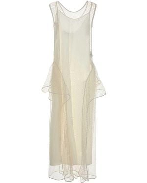 Loewe Paula's Ibiza Mesh Paula S Ibiza Dress - White
