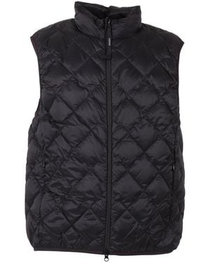 Aspesi Minimalist Zip-Front Gilet - Schwarz