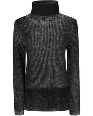 Acne Studios Wool Blend Turtleneck - Black
