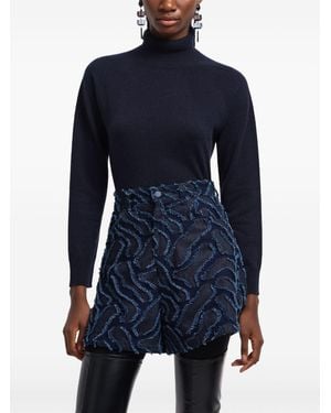 Emporio Armani Cotton Shorts - Blue