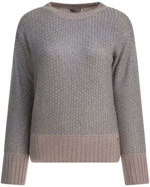Herno Pullover aus Wollmischung - Grau