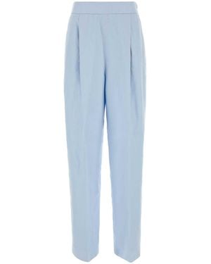 Agnona N.Y. One Pleat Wide - Blue