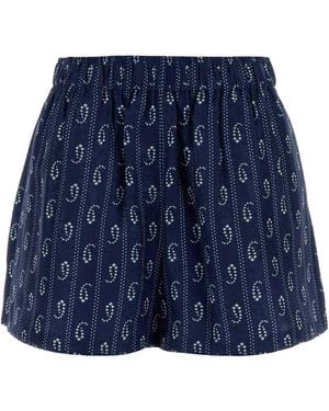 Tory Burch Pantalone Pasley - Blue
