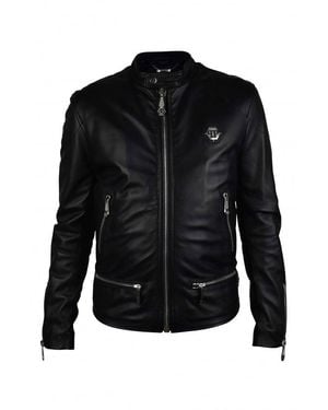 Philipp Plein Bikerjacke - Schwarz