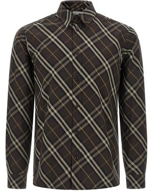 Burberry Hemd "Robert". - Grau