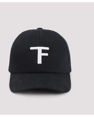 Tom Ford Chapeau en coton - Noir