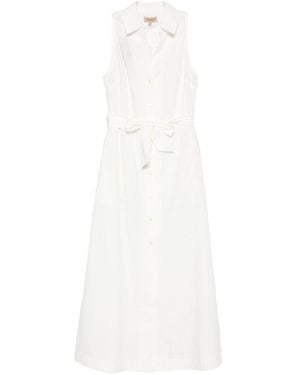 Woolrich Midikleid Mit Knöpfen - Weiß