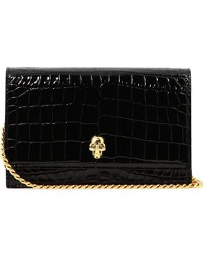 Alexander McQueen Alexander MC Queen Small Skull Crossbody Tasche - Noir