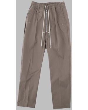 Rick Owens Trousers Bela Cotton Elastane - Grey