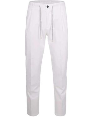 Eleventy Hose Mit Kordelzug - Weiß