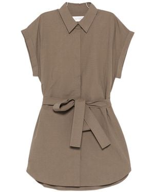 Matteau Katoenen Mini-jurk - Naturel