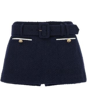 Self-Portrait Shorts - Blue