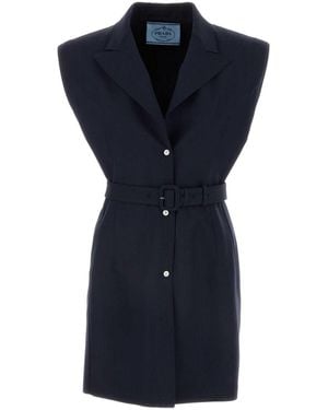 Prada Wool Vest - Blue