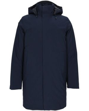 K-Way Thomas Bonded Gevoerde 3/4 Lunghezza - Blauw