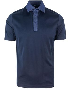Paul & Shark Polo Aqua Touch Blu - Blue