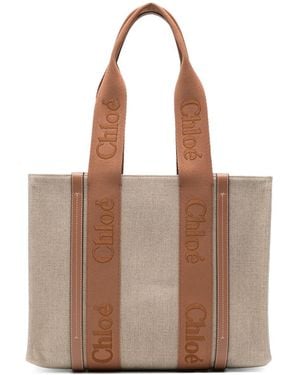 Chloé Woody Medium Shopper - Bruin