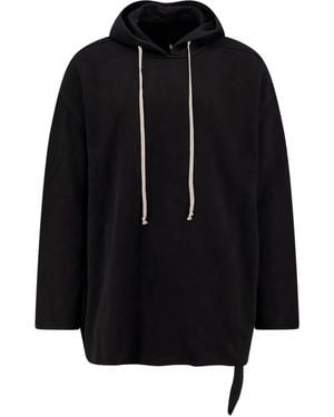 Rick Owens Hoodie mit Kordelzug - Schwarz