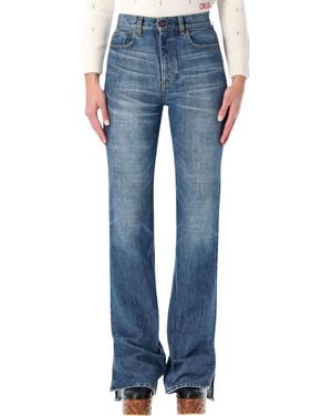 Chloé Straight-leg Organic Cotton Indigo Jeans - Blue