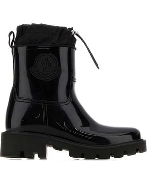 Moncler Rubber Kick Stream Ankle Boots - Black