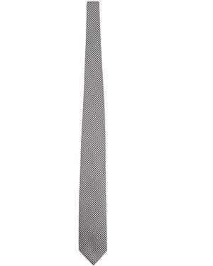 Tom Ford Printed Silk Tie Ties & Bow - White