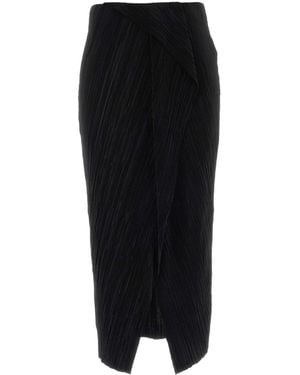 Calvin Klein Black Jersey Skirt
